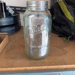 Large Glass Canning Jar - Ball Wide Mouth