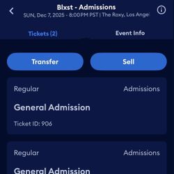 BLXST Concert Tickets 