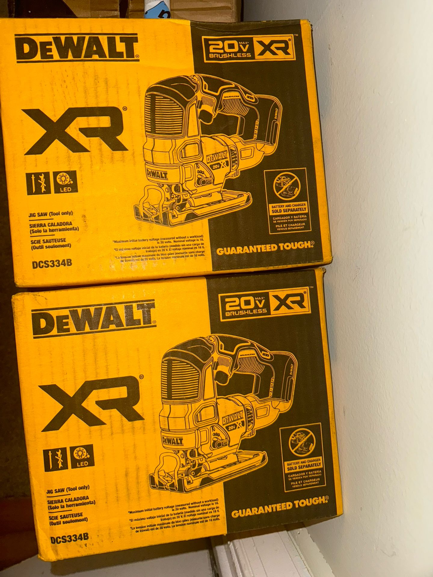 DEWALT XR 20V MAX Brushless Jig Saw (Model: DCS334B)