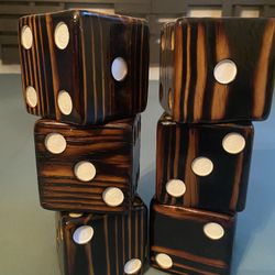 Wooden Dice Home Decor