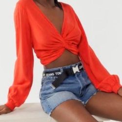 NWOT URBAN OUTFITTERS Boho Crop Top Sz L
