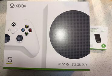 Xbox series S plus 1TB WD storage card