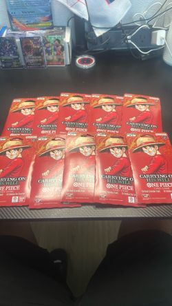 One Piece Carrying On His Will Booster Sleeves (10)