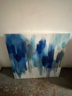 Print canavas artwork BEAUTTIFUL  BLUE