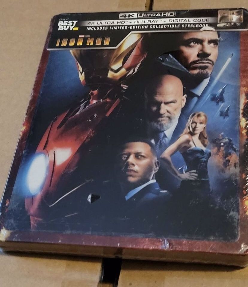 4k bluray iron man steelbook blu ray brand new
