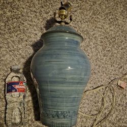 Partially broken lamp