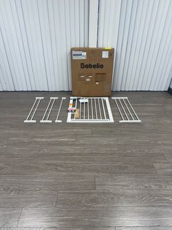 $30 #3429 (30” Tall X 29-55” Wide) Babelio safety gate for baby toddler or dog / locking door