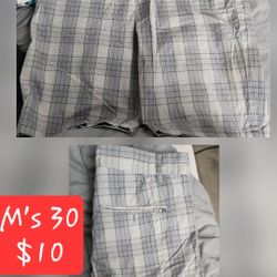 Mens Shorts Size 30's And Pair Of 38's