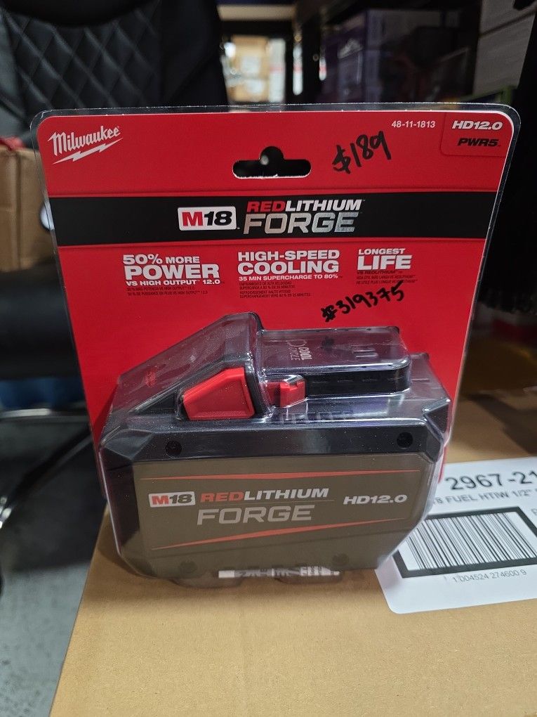 Milwaukee M18 Forge 12ah Battery