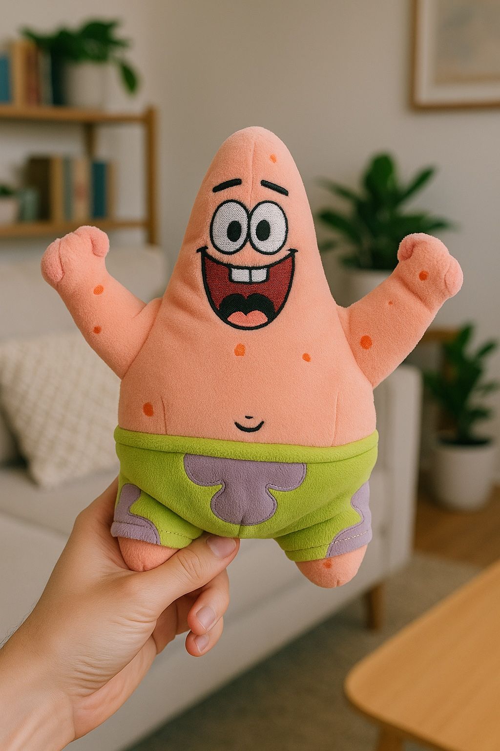 Mini Patrick Star Plush – 5” SpongeBob SquarePants Collectible