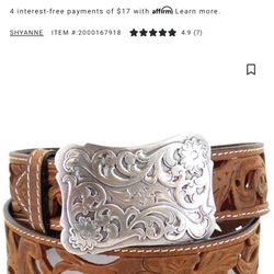 COWBOY Unisex Belt,new 1 Month Old Leather