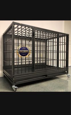 Dog pet cage kenenl size 48” xl with grid and tray new in box 📦