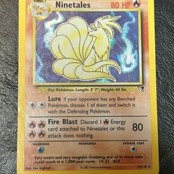 Ninetales 17/110 Legendary Collection Pokemon Card 