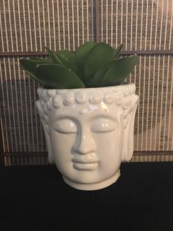 Buddha plant statue