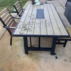 Rectangular Patio Table 