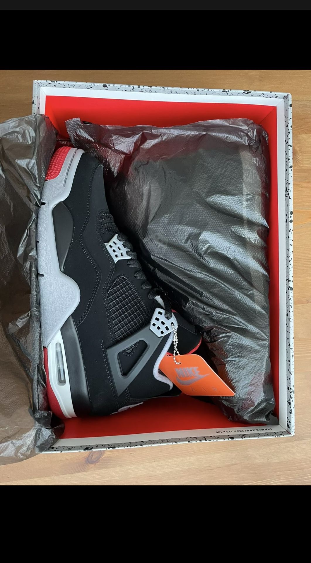 2019 Jordan 4 BRED