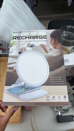 Light therapy lamp and charger