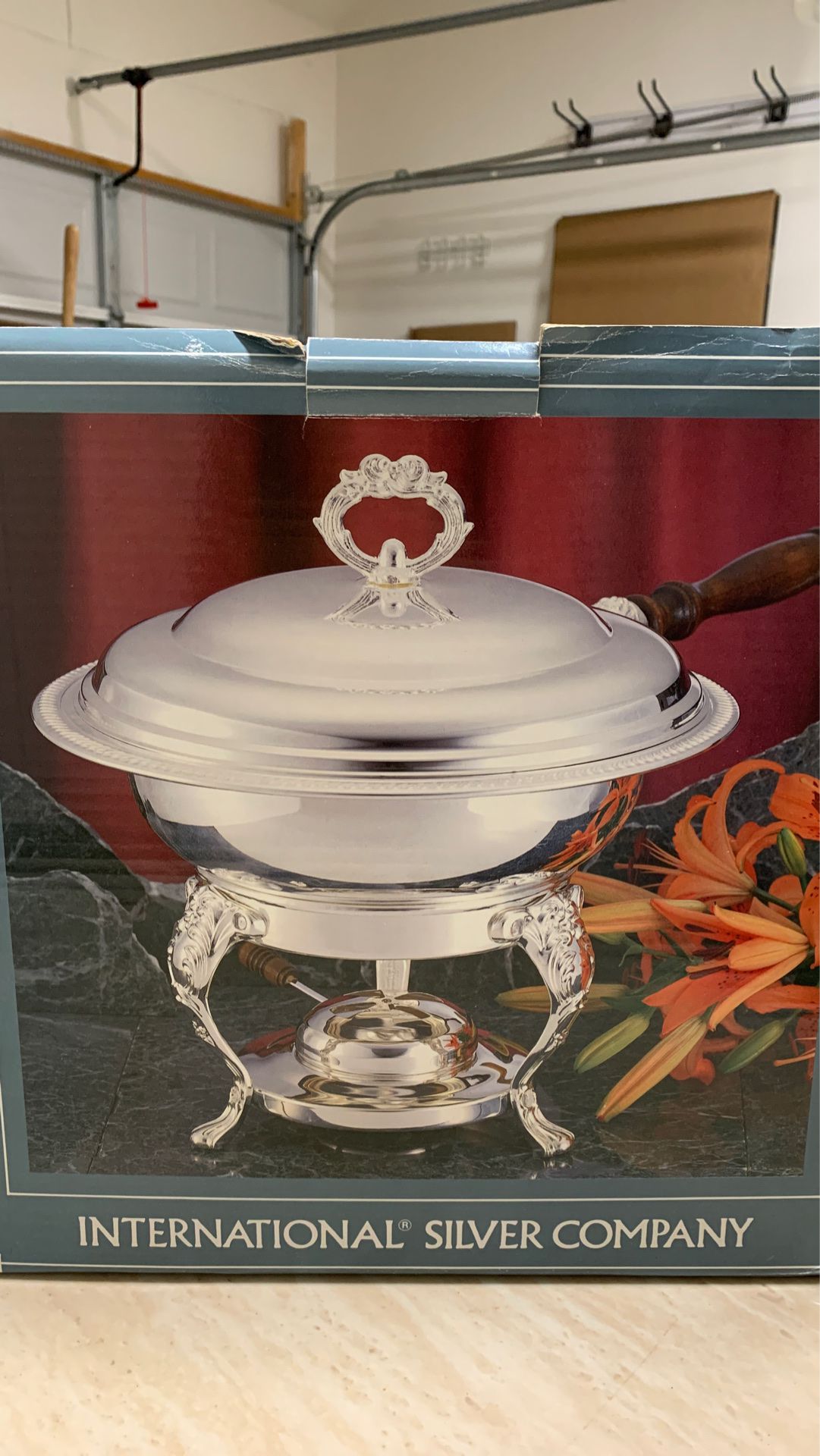 Silver plated chafing dish