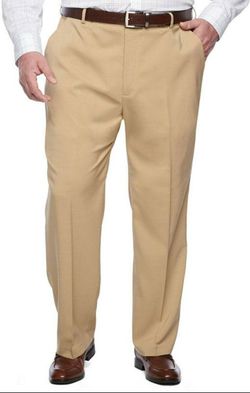 Van Heusen Traveler Stretch Premium Non-Iron Flex Waistband Size 48x30