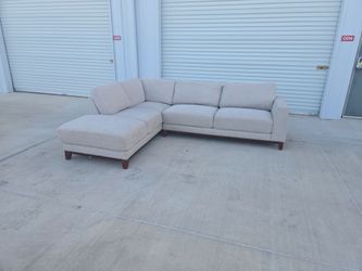 White sectional couch