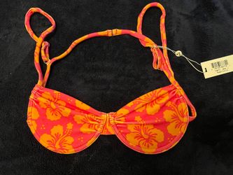 Frankie’s Bikinis Floral Bikini Top
