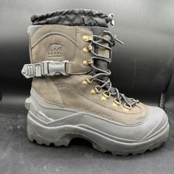 Sorel Conquest Men's Waterproof Leather Winter Snow Cold Weather Boots Size 9.5