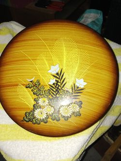 Vintage Oriental Food Serving Tray