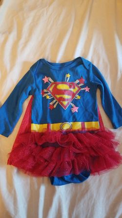 Infant supergirl costume