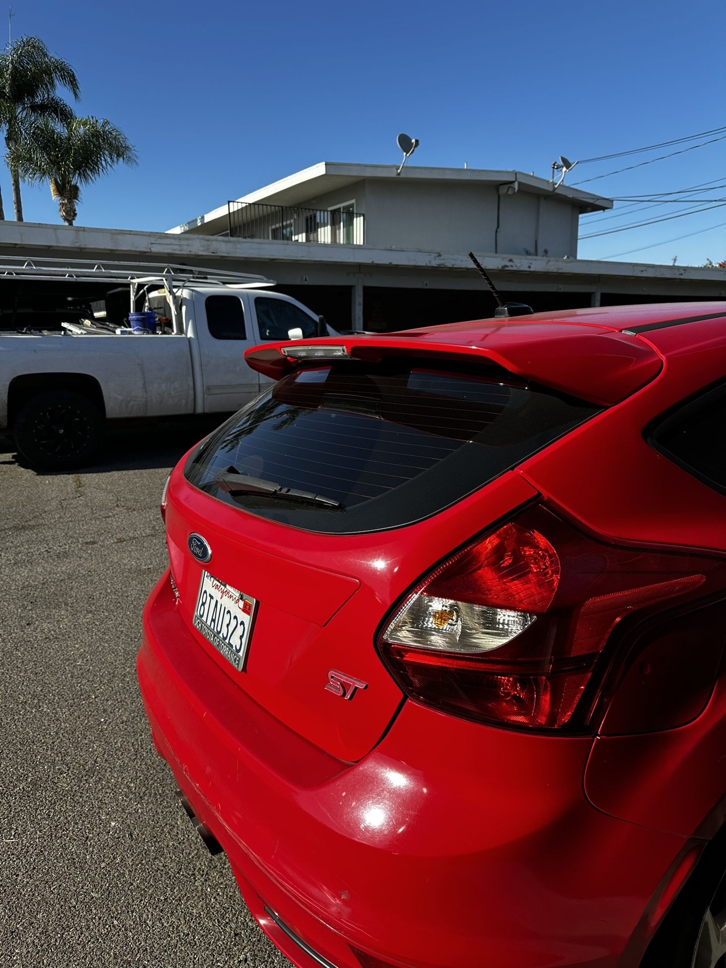 Rear spoiler Ford Focus MK3 ST 2010-2018