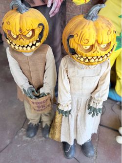 Pumpkin kids greeters