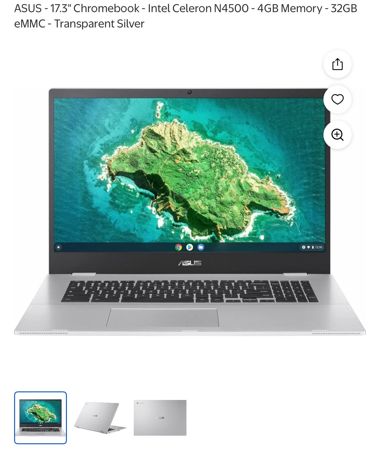 Asus Chromebook Laptop