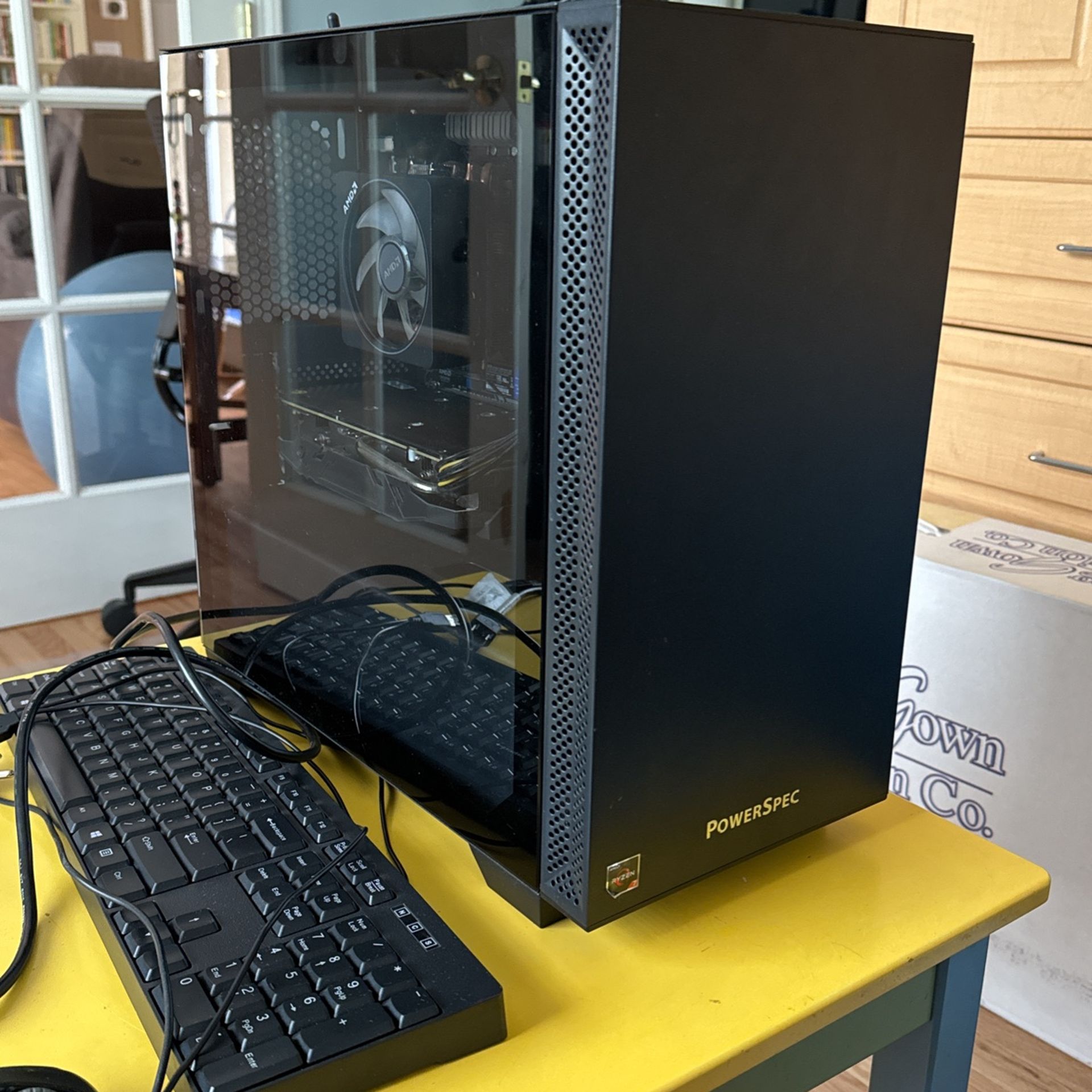 PowerSpec G162 Gaming PC - AMD Ryzen 7 2700X