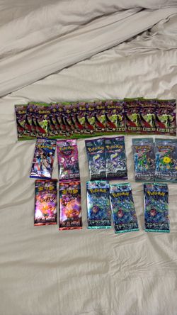 Pokémon single packs Jap,Kor lot