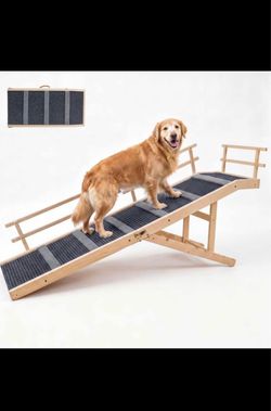 Wooden dog ramp