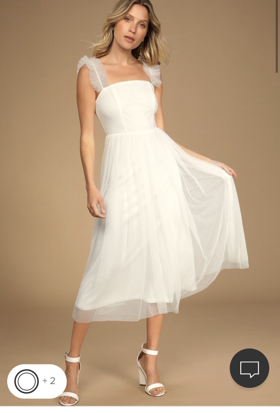 White Lulus Dress