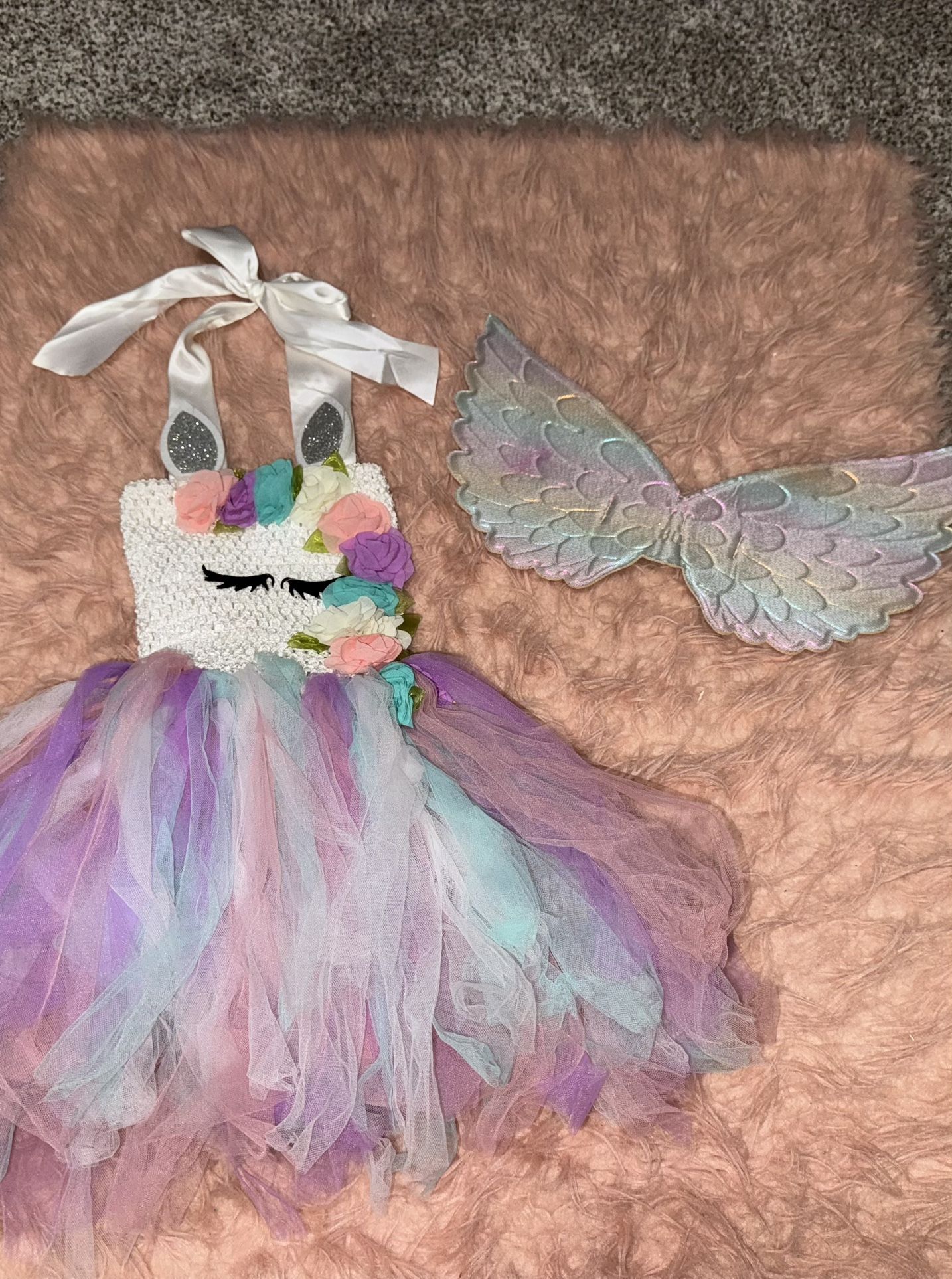 Little Girls Unicorn Costume 