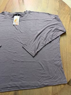 Mauve Long Sleeve Crew Neck Top
