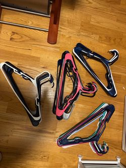 40 adult colored hangers