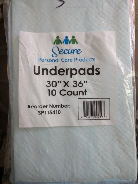 Under Pad Sheets 30x30 10 Count