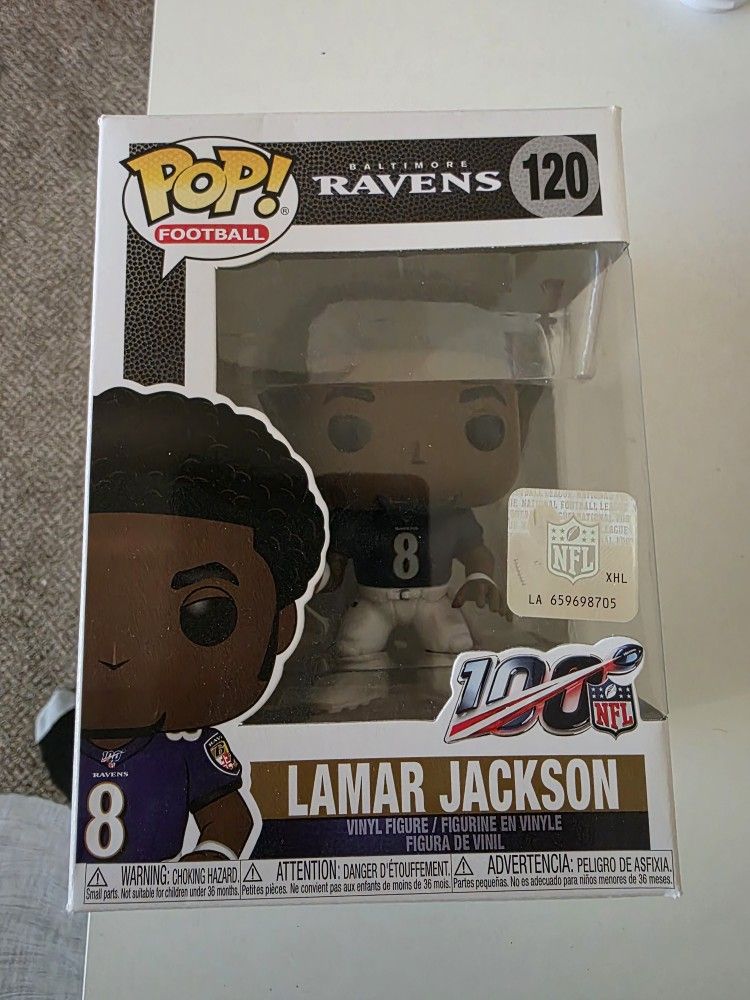 Lamar Jackson Funko Pop. #120. Brand New