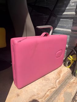 Pink Folding Portable Massage Table