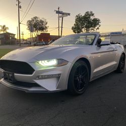 2019 Ford Mustang Convertible Clean Title With Low Miles