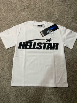 White/Black Hellstar T-Shirt, See Description