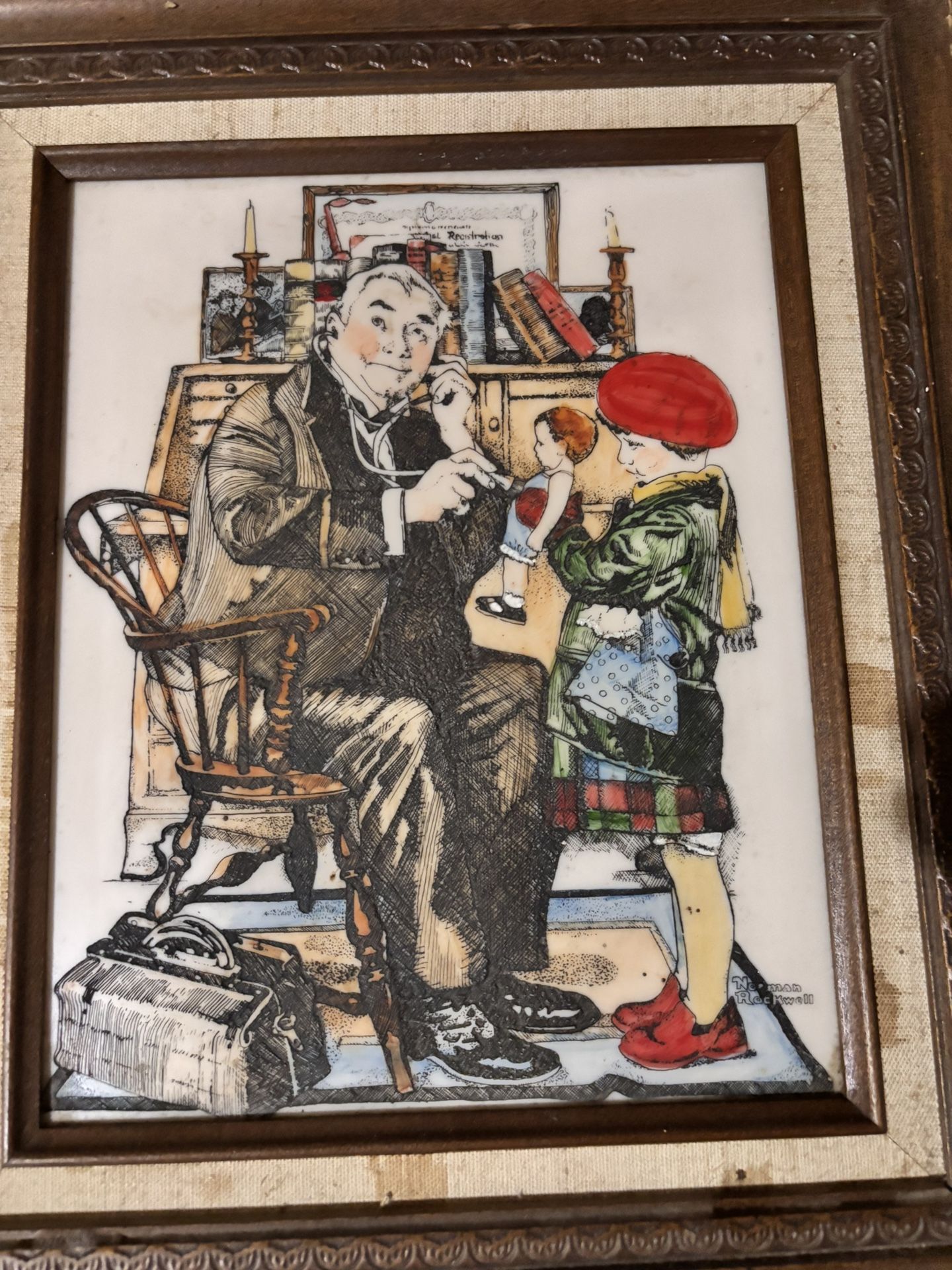 Norman Rockwell Etching