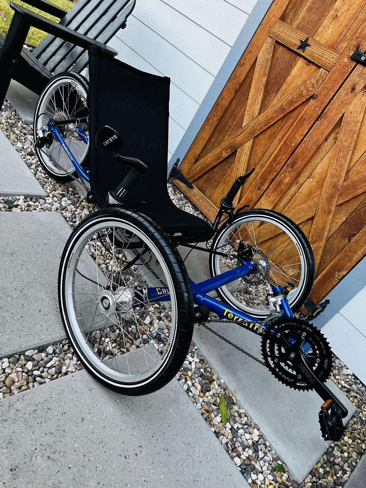 Like New TerraTrike Cruiser Recumbent Trike.