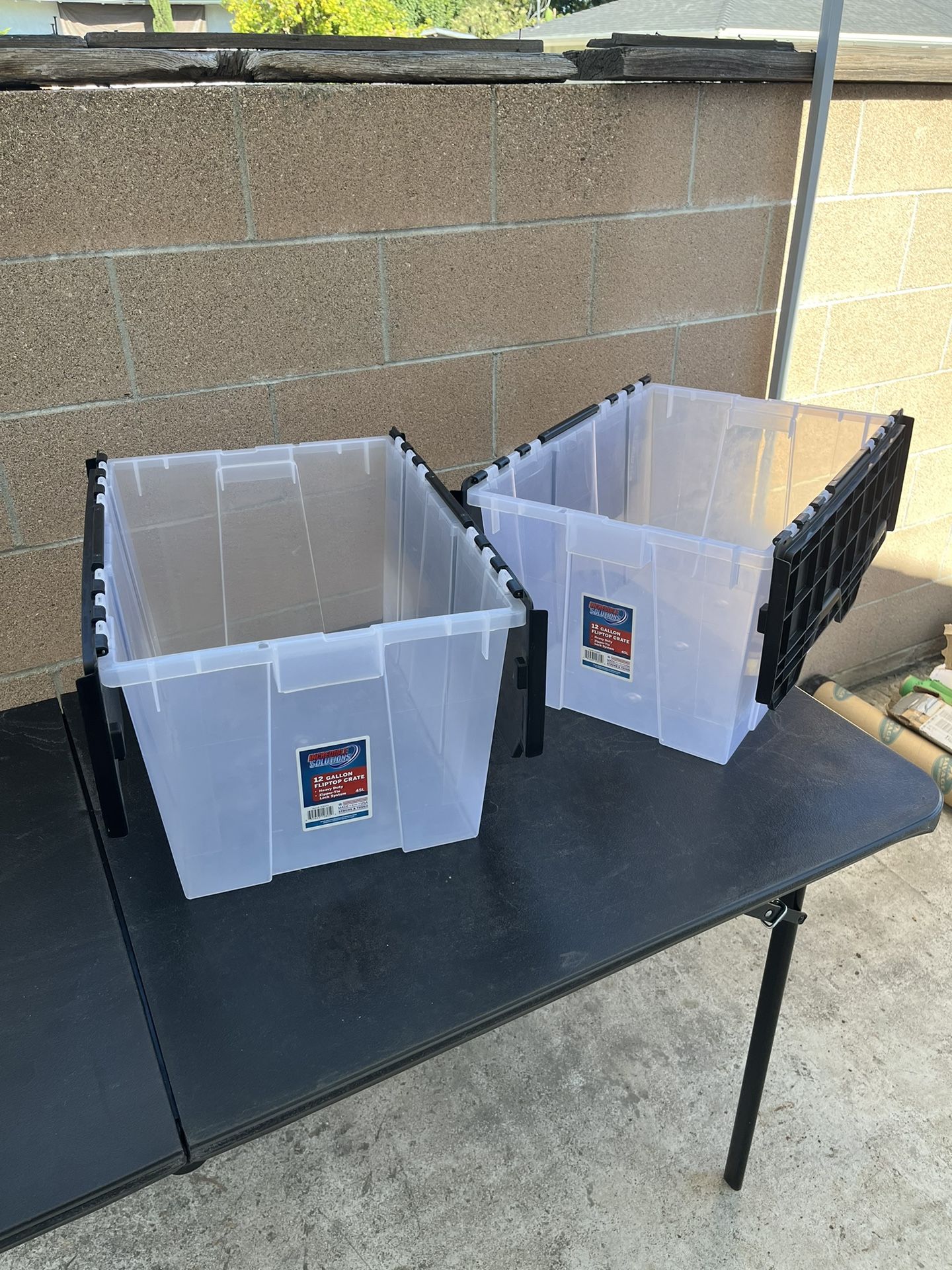 Assorted Plastic Bins And Storage Containers
