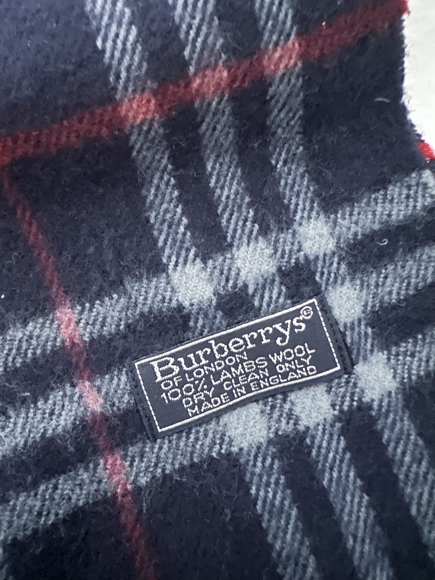 Burberry Lambs Wool Scarf