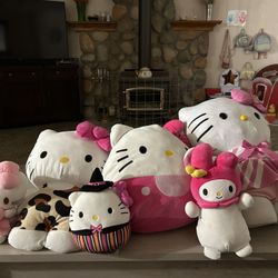 Hello Kitty Plushies 