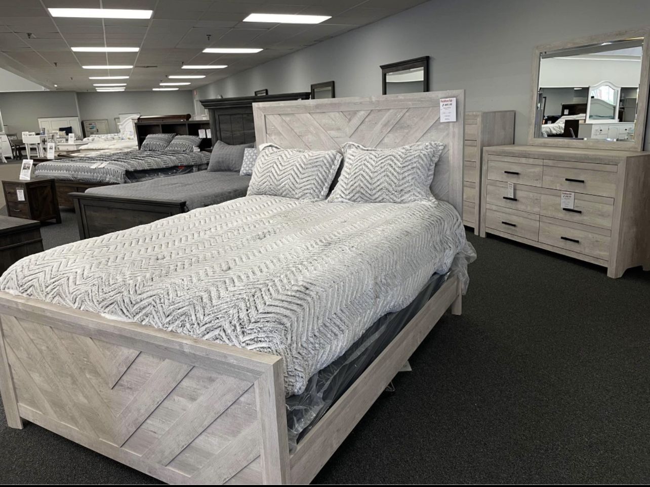 Full Or Queen Wood Bed On Sale JUST $229!! Unbelievable Sale!!
