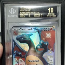 BGS 10 Black Label Charizard GX 